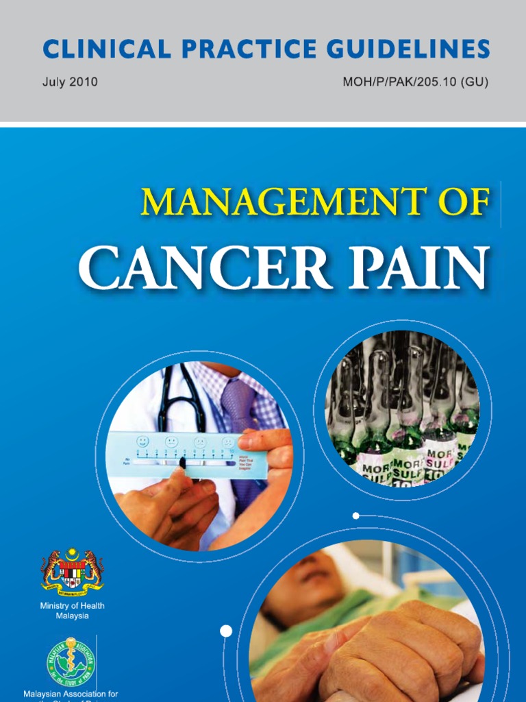 CPG Management of Cancer Pain | PDF | Opioid | Analgesic