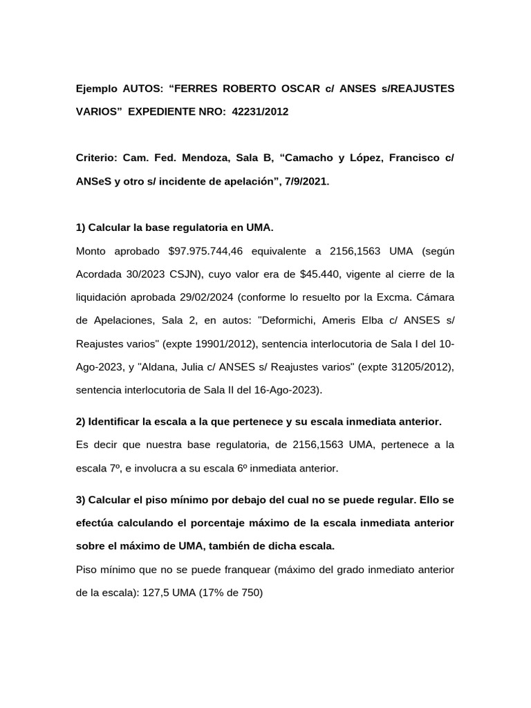 Explicacion Calculo de Honorarios | PDF | Justicia | Crimen y violencia
