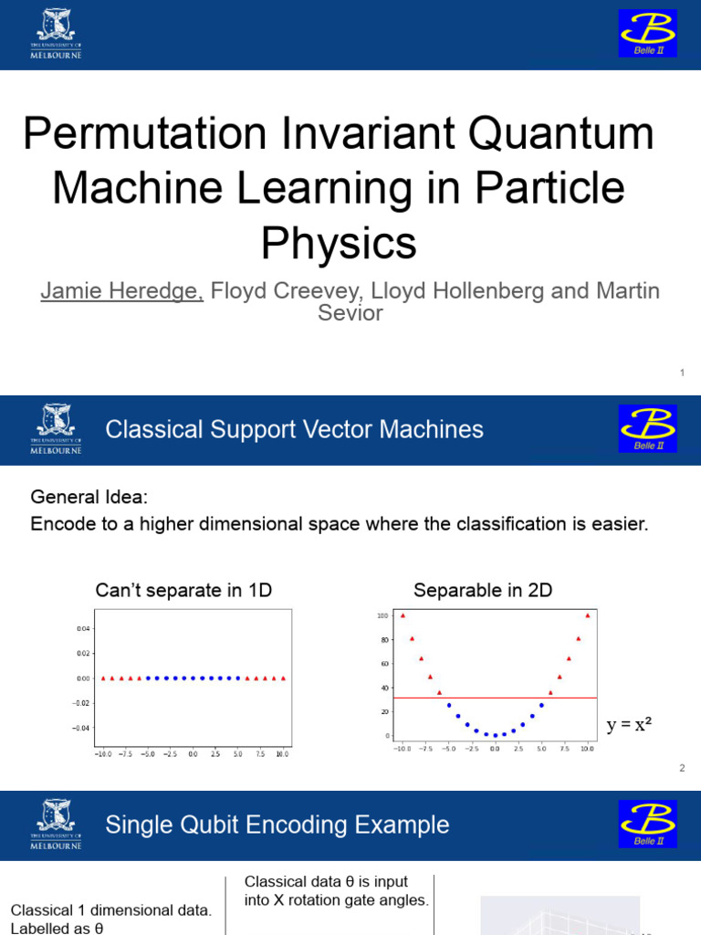 Quantum Machine Learning in Particle Physics | PDF | Machine Learning ...