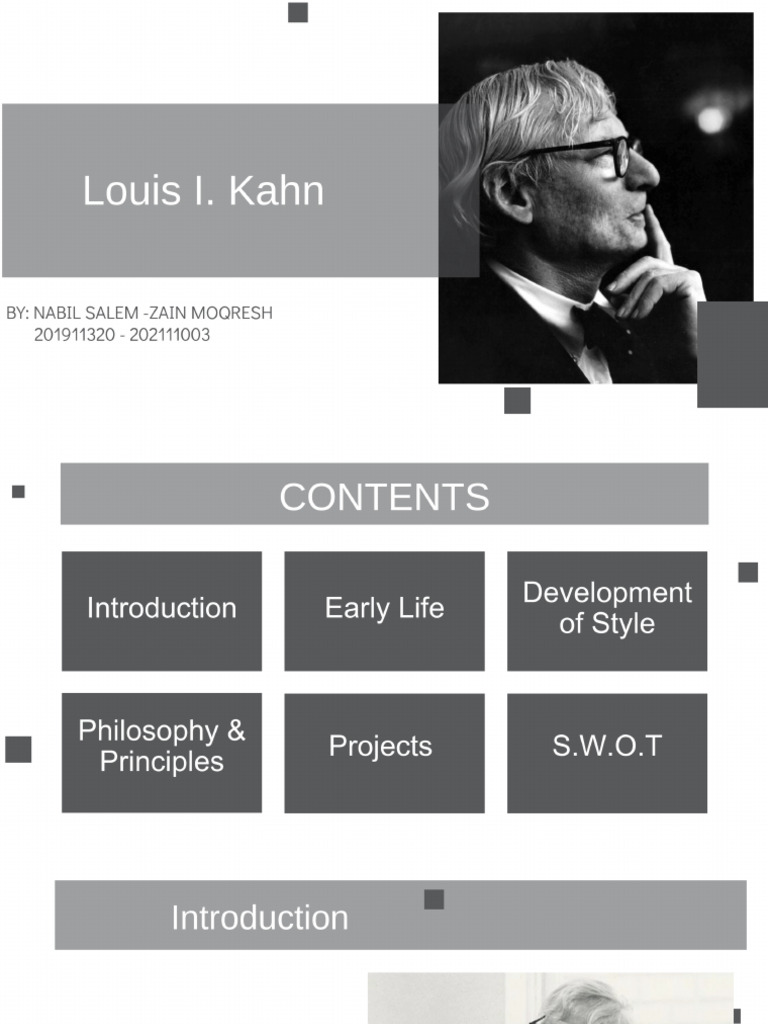 Louis Kahn. | PDF