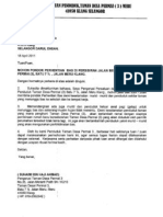 Surat Permohonan Pondok Hentian Bas TDP3