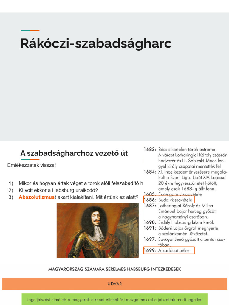 0 Rákóczi-Szabadságharc | PDF