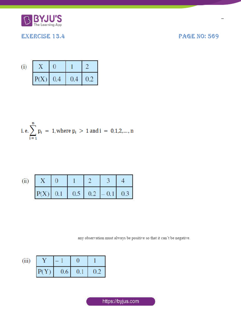 Ncert solutions for class 12 maths chapter 13 probability exercise 13 4