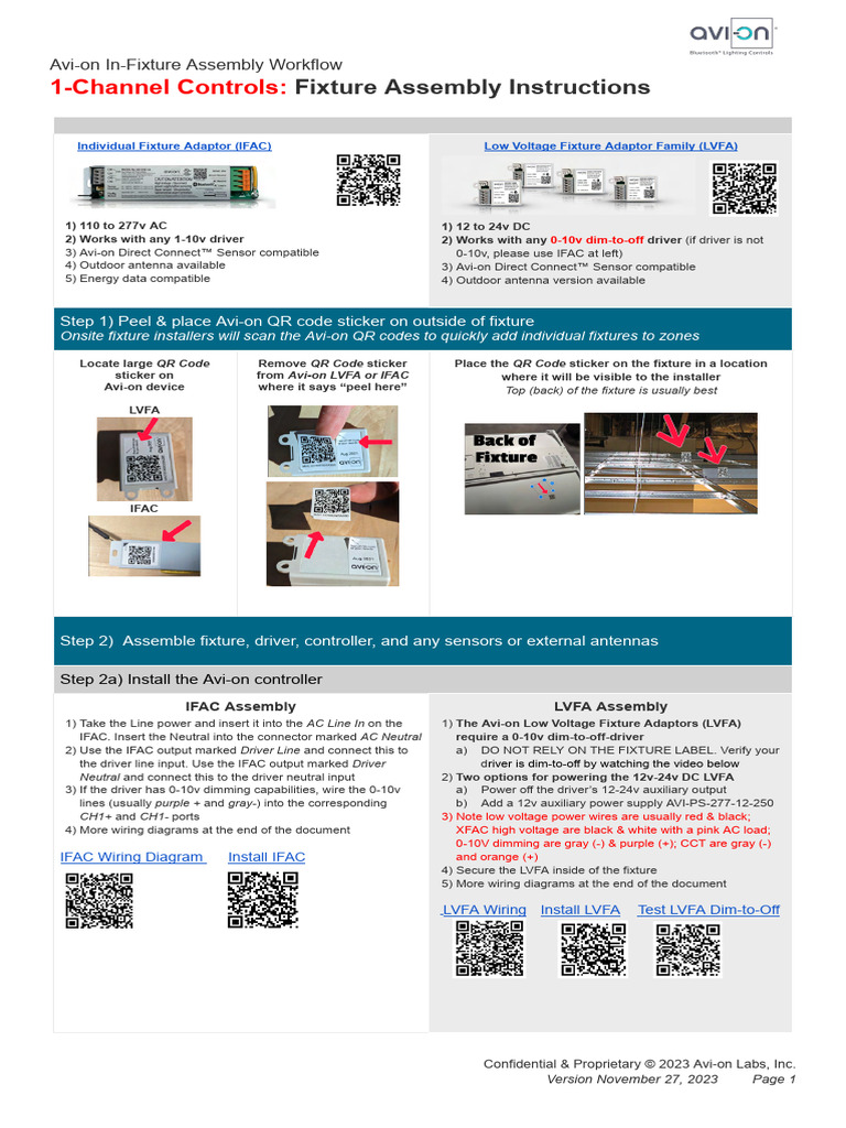 1 Channel Fixture Assembly | PDF | Qr Code | Power Supply