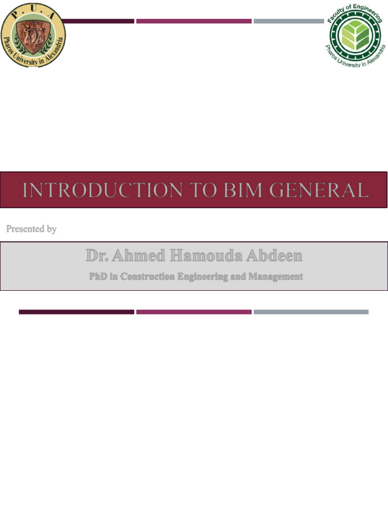 Introduction To Advanced Bim | PDF | Building Information Modeling ...