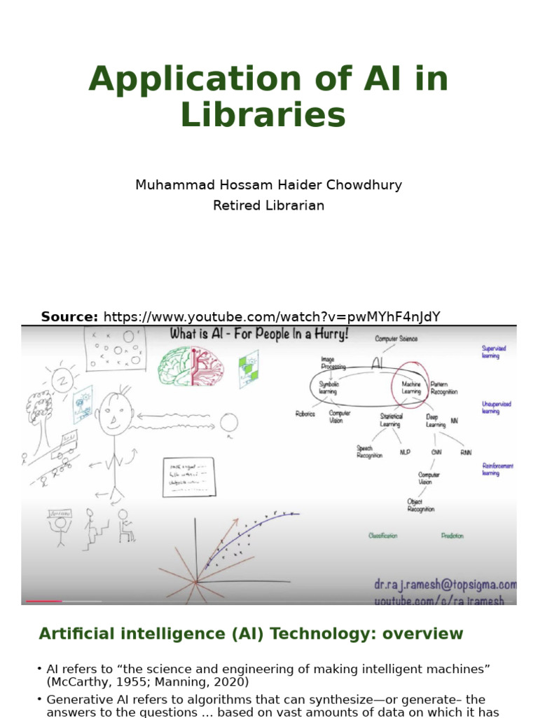AI Applications in Library Services | PDF | Artificial Intelligence ...