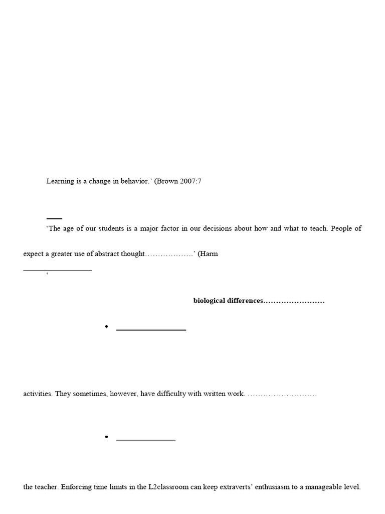 Lecture 02 An Introduction To Teaching and Learning 2 | PDF | Learning ...