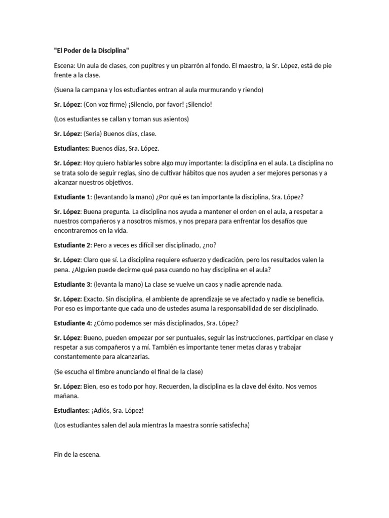 El Poder de La Disciplina | PDF