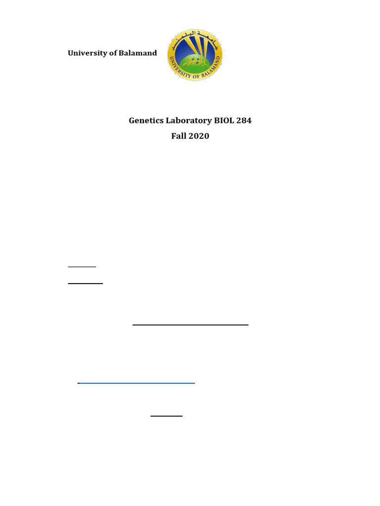 Genetics Lab Midterm Exam | PDF | Zygosity | Genotype