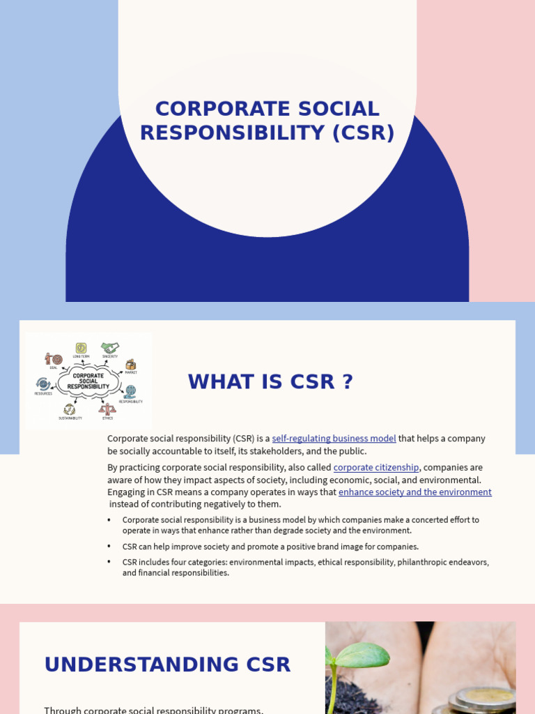 Understanding Corporate Social Responsibility | PDF | Corporate Social ...