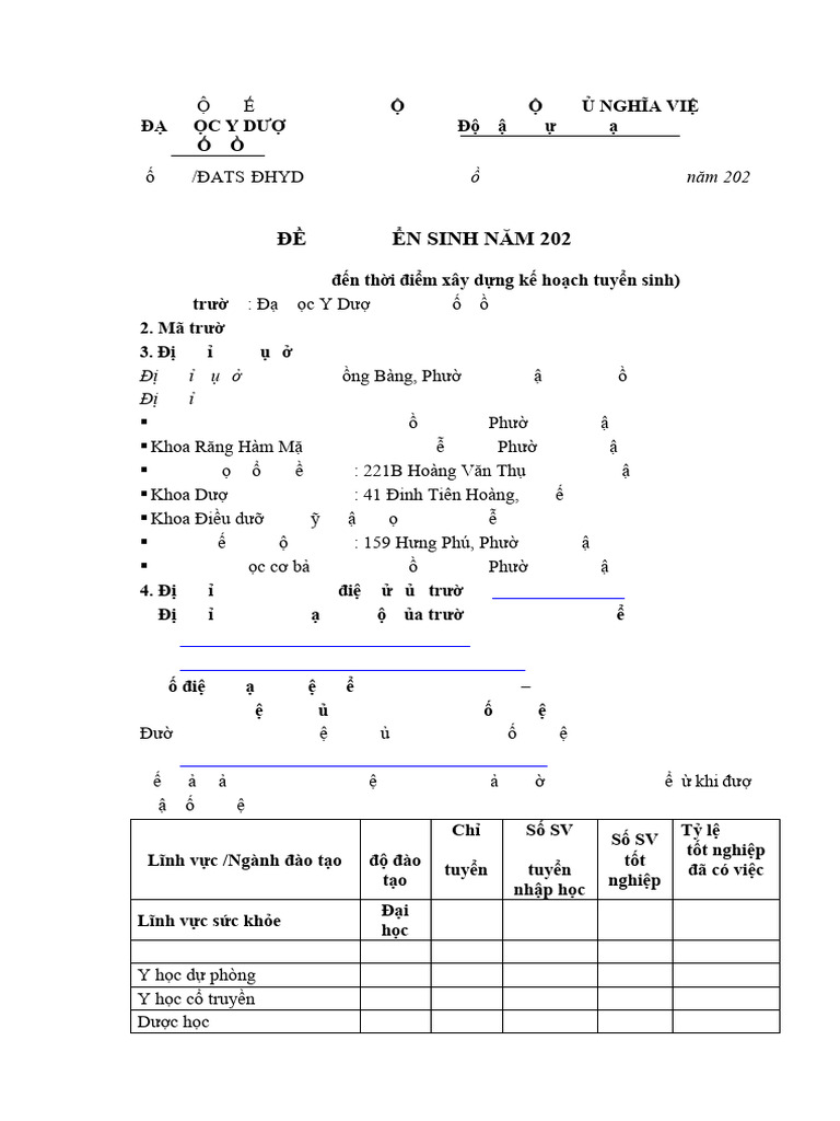Deantuyensinh Final | PDF