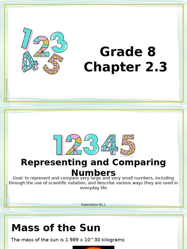 Number+Sense+Lesson+2 3+Scientific+Notation | PDF | Exponentiation ...
