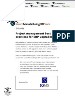 erp upgades project management best practices