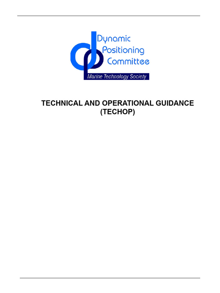 Techop Odp 12 o - Defining Critical Activities Requiring Selection of ...