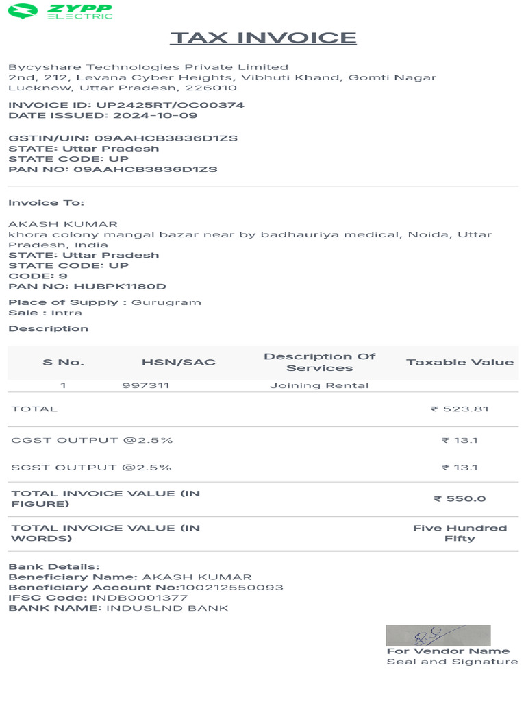 Invoice 1728552117378 | PDF