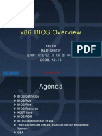 x86 BIOS Overview and Features