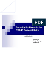 Security Problems in The TCP/IP Protocol Suite