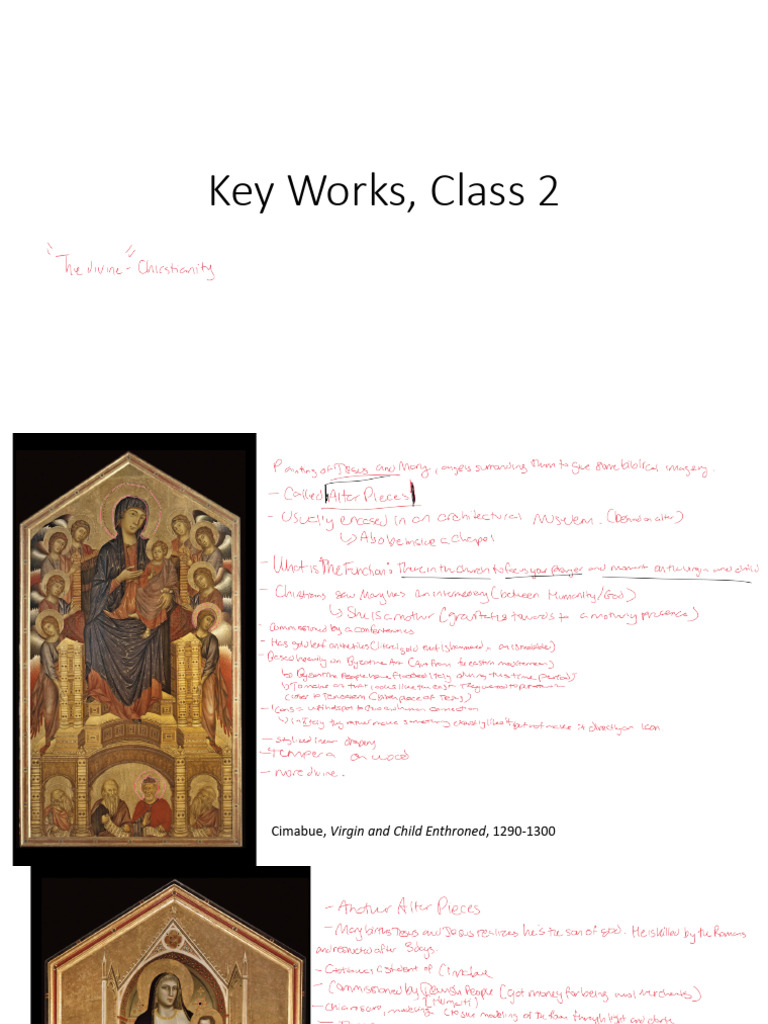 Class 2 Key Works | PDF