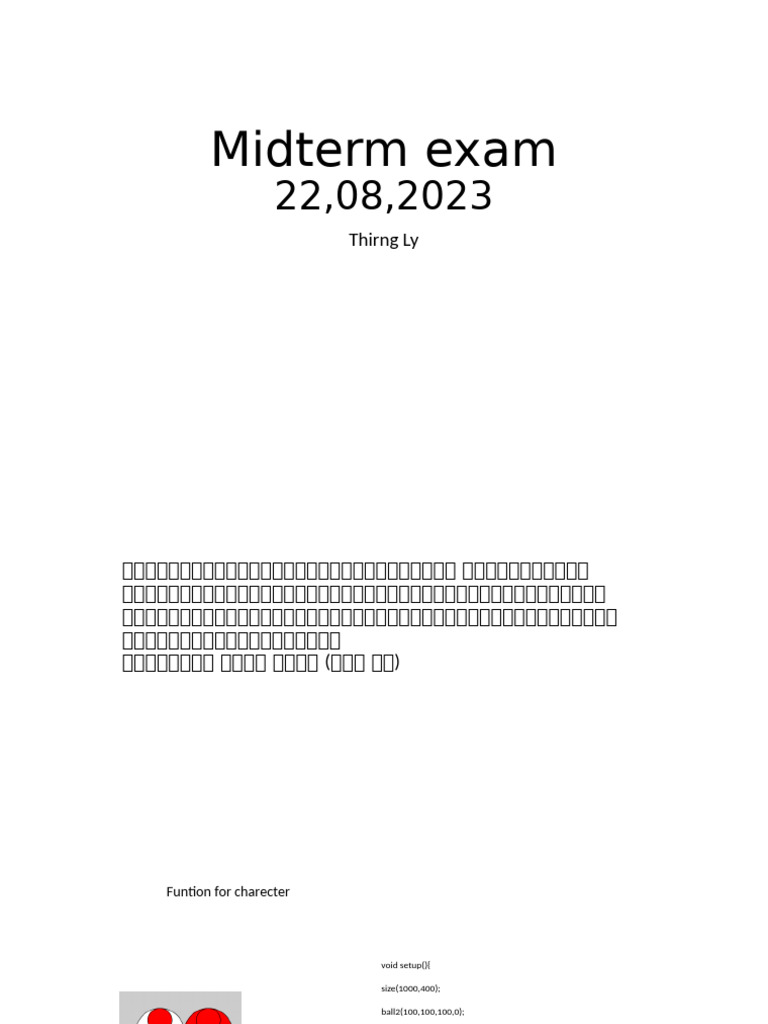 Midterm Exam | PDF