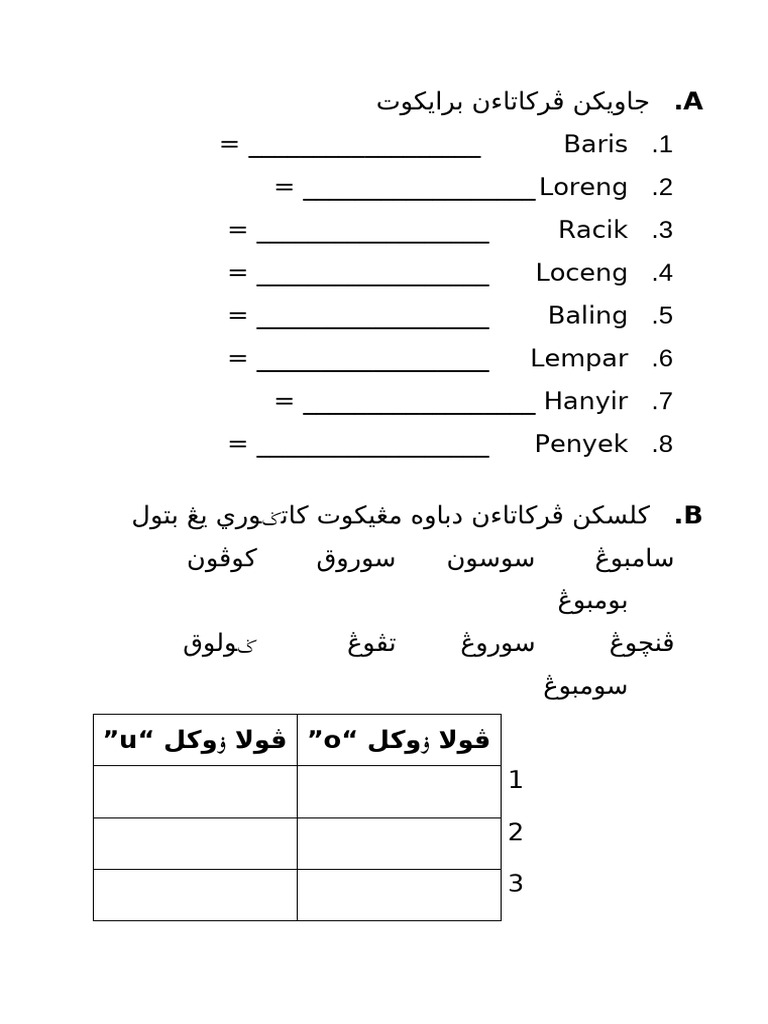 Latihan Jawi Th 2 Pdf