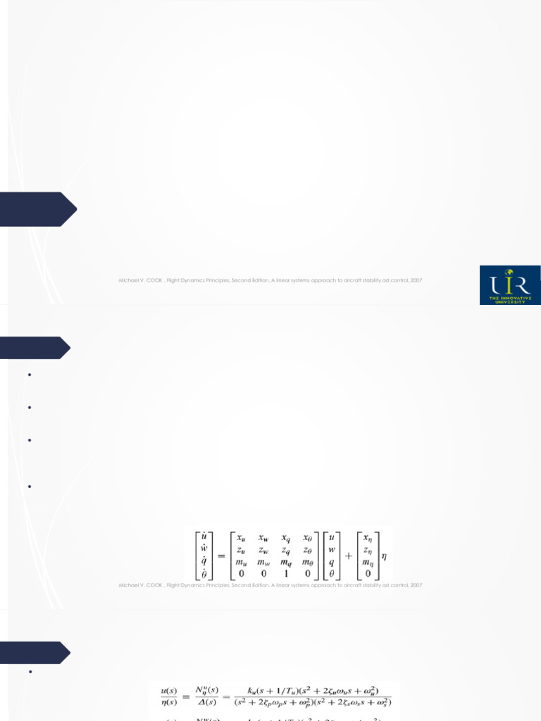 Flight Dynamics Lecture 6 Ts Pdf Oscillation Stability Theory
