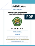 Definisi Al-Quran, Hadis Nabawi Dan Hadis Qudsi PDF