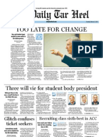 The Daily Tar Heel For February 2, 2012