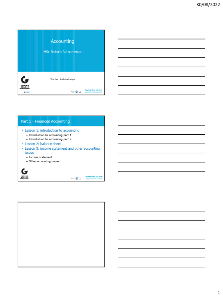 Introduction to Accounting Concepts | PDF | Equity (Finance) | Balance ...