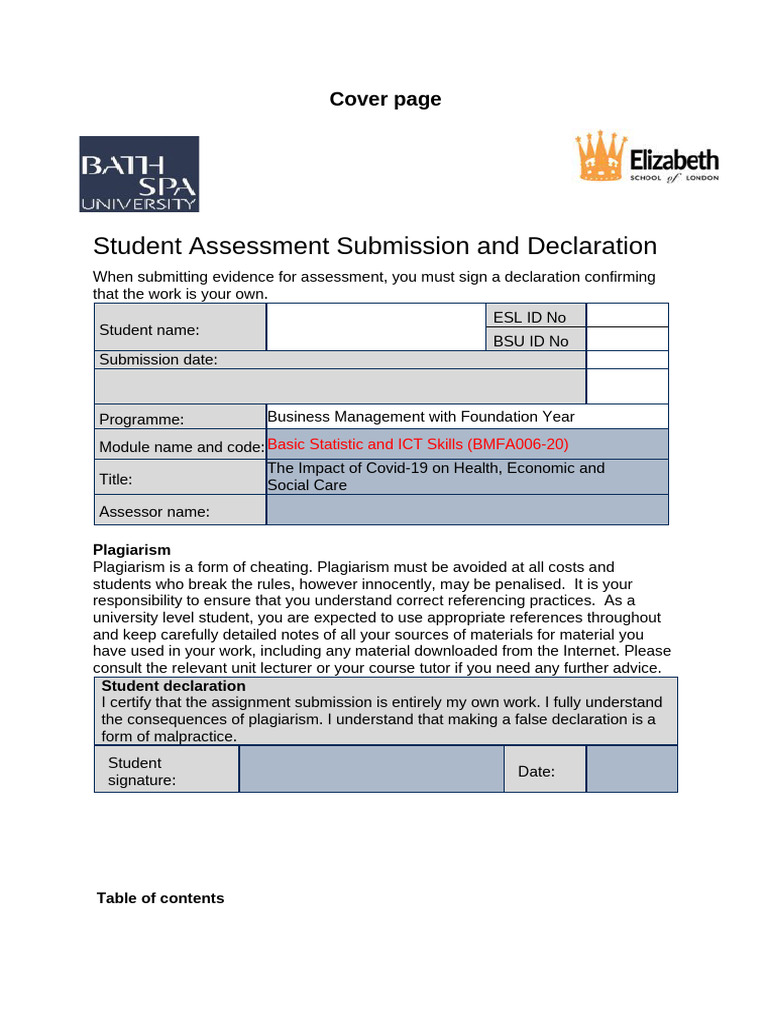 ICT Task 1 Template | PDF | Plagiarism