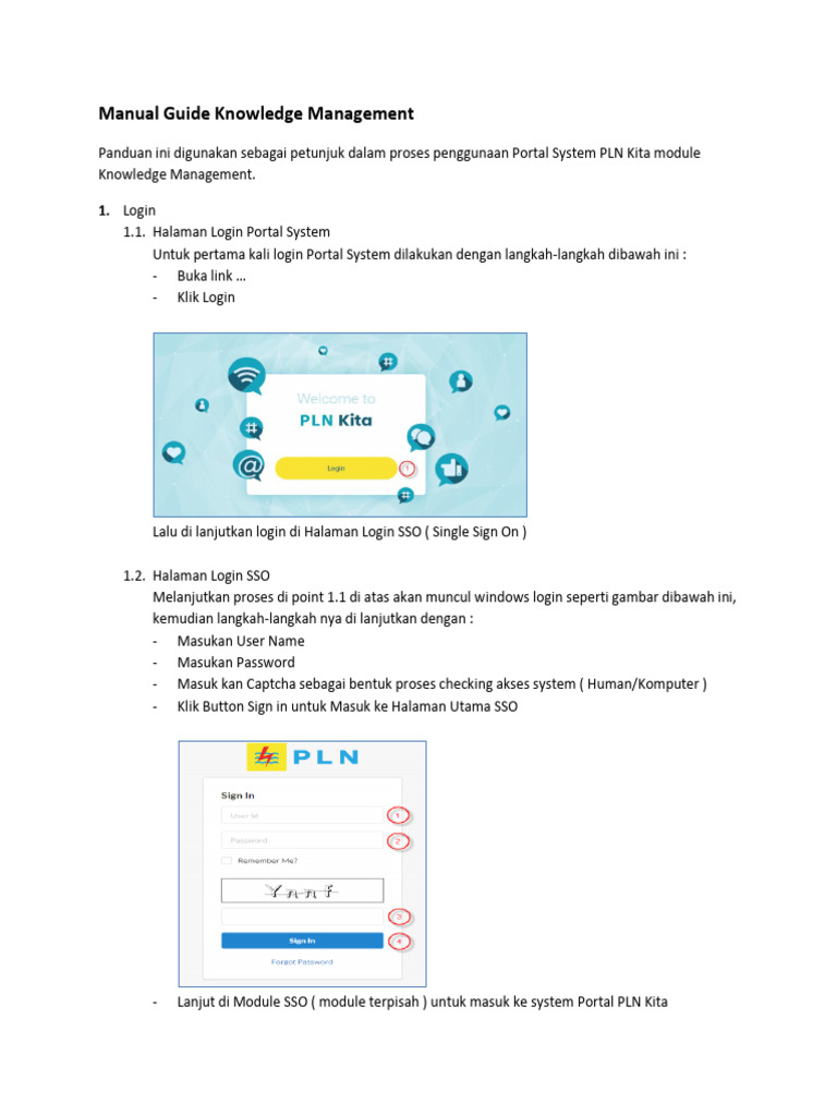 Manual Guide Knowledge Management | PDF