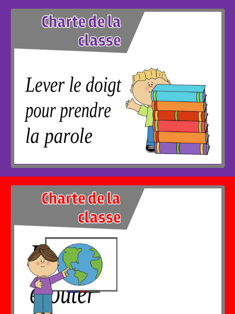 Charte de comportement en classe | PDF