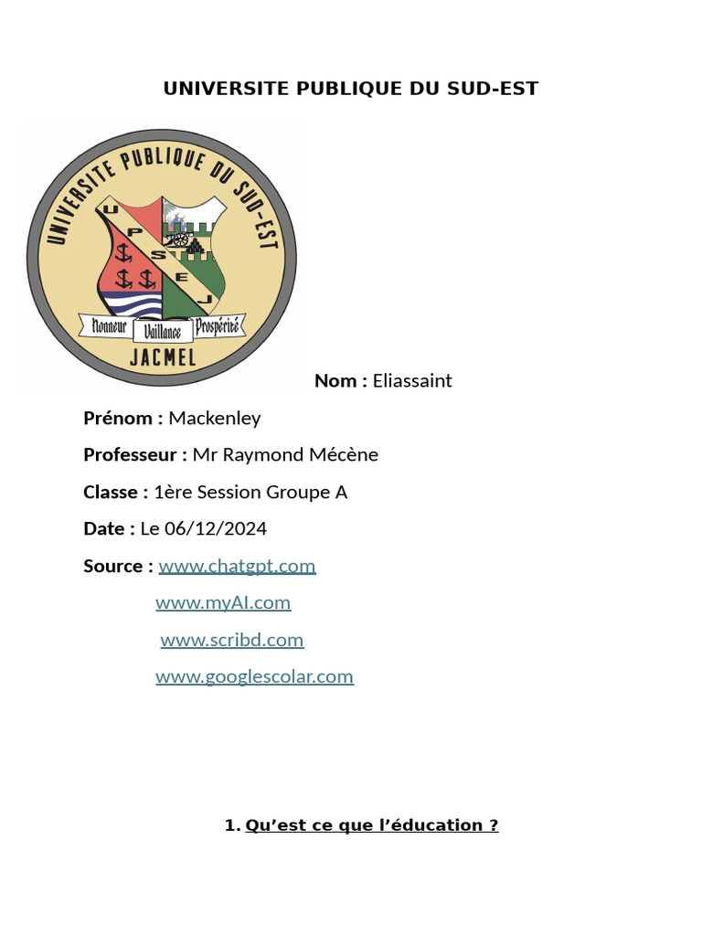 Approches de l'éducation moderne | PDF | Pédagogie | Apprentissage