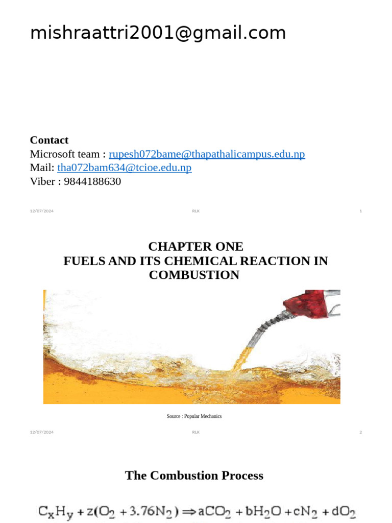 Combustion Chemistry and Calorimetry Analysis | PDF | Combustion ...