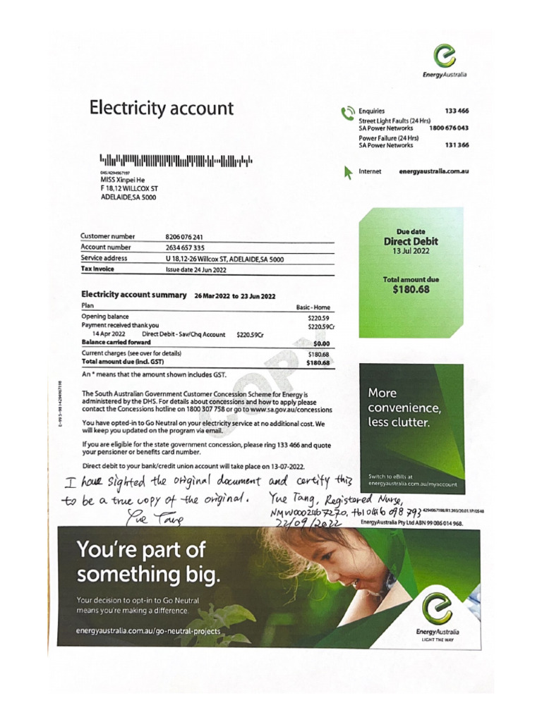附件5 Electricity bill | PDF