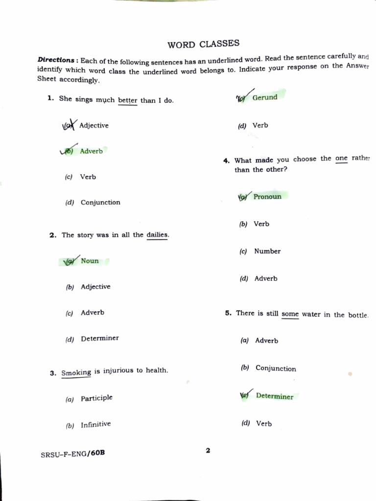 CDS English Set B | PDF