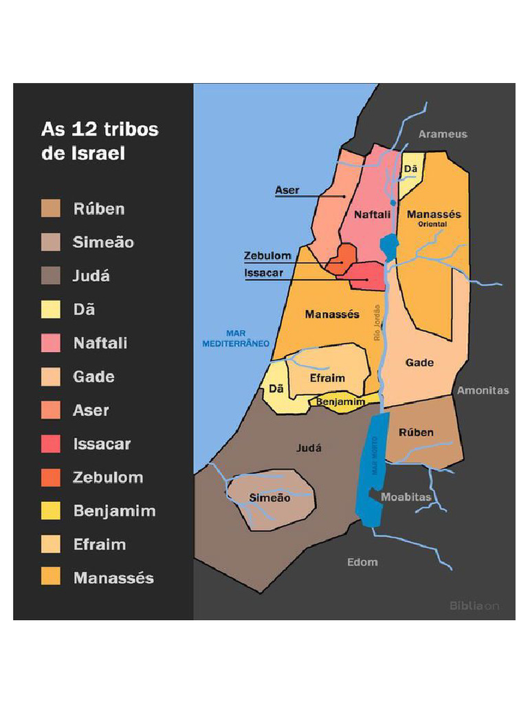 12 Tribos de Israel C | PDF