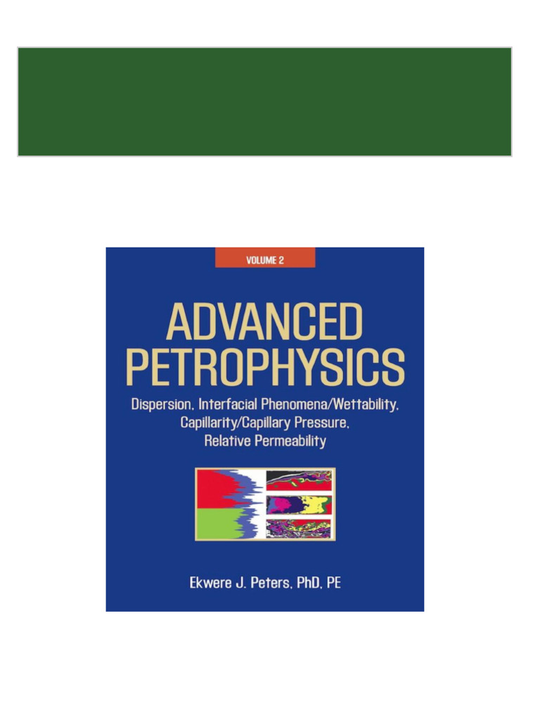  ebooks pdf download advanced petrophysics volume 2 dispersion