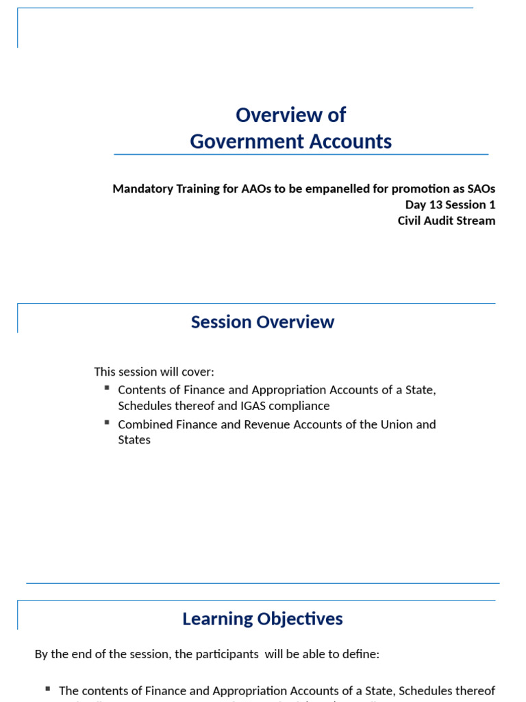 Finance and Appropriation Accounts Overview | PDF | Expense | Loans