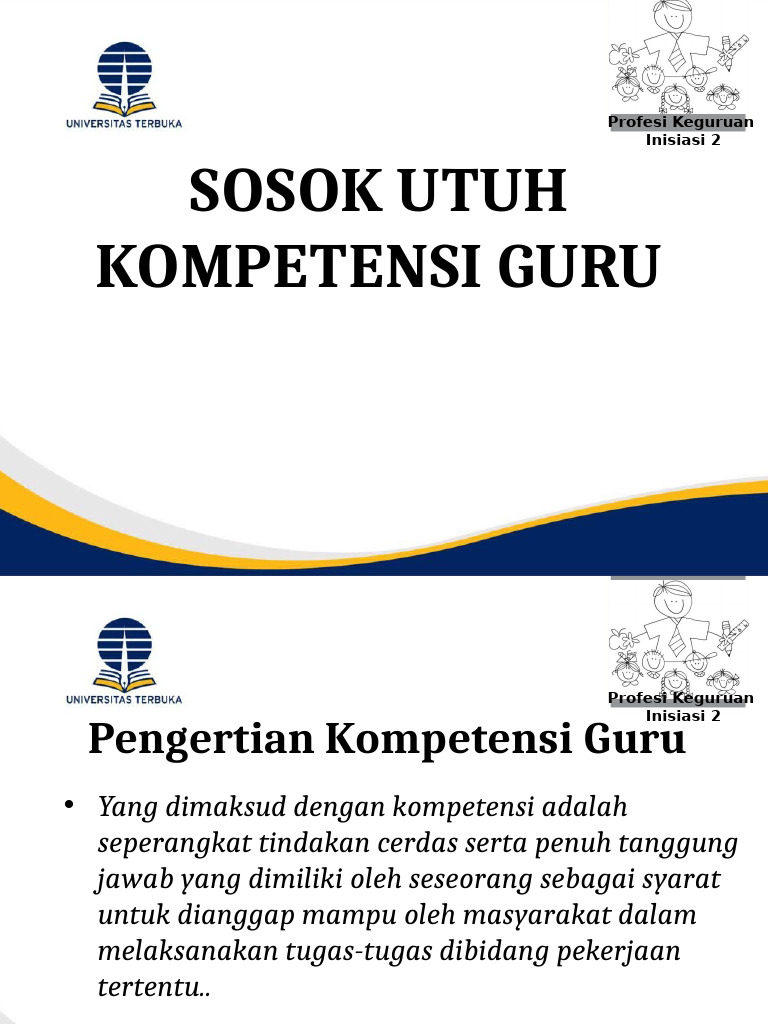 MKDK4005 - Inisiasi 2 Sosok Utuh Kompetensi Guru | PDF