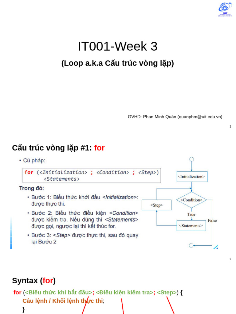 IT001 - W3 (Loop) | PDF