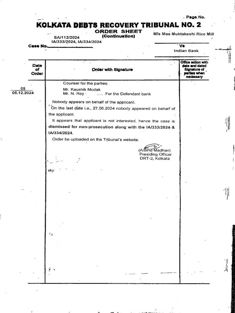 Court Order PDF | PDF