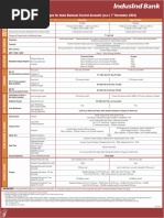 IndusInd Bank Current Account Charges 2024 | PDF | Transaction Account ...