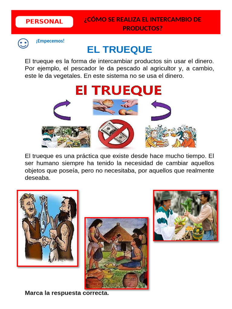 Qué es el trueque y cómo funciona | PDF