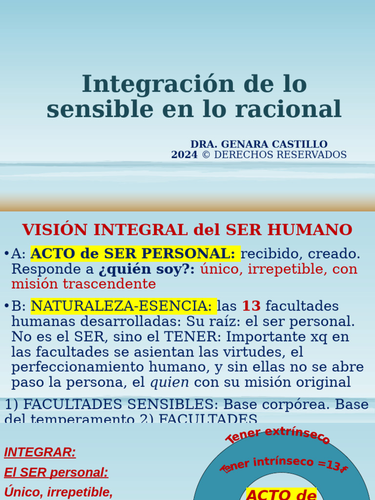 3,+4,+5,+6 +Integración+de+Lo+Sensible+y+Lo+Racional | PDF ...