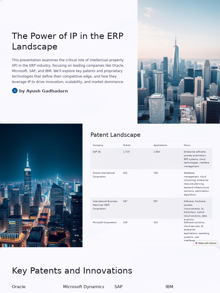 The Power of IP in The ERP Landscape | PDF | Enterprise Resource ...