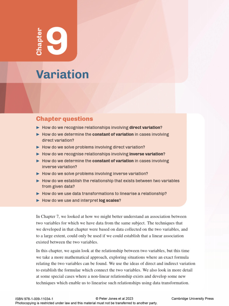 Understanding Direct and Inverse Variation | PDF | Variable ...