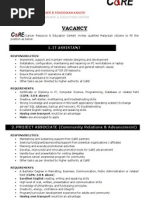 Download Job Vacancy CaRE UPM Feb 2012 by MOHD ADHA MOHD ZAIN SN80203325 doc pdf