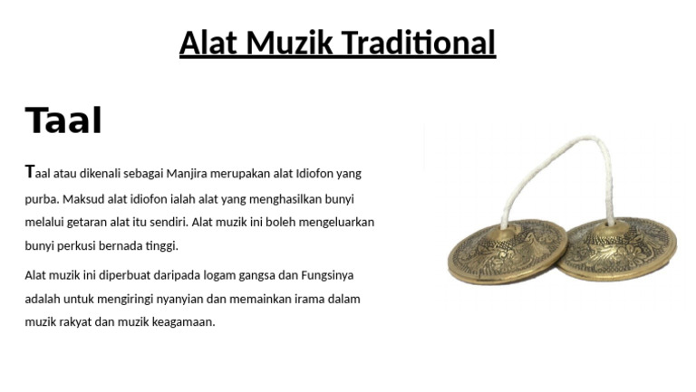 MPU Alat Muzik Traditional Taal | PDF