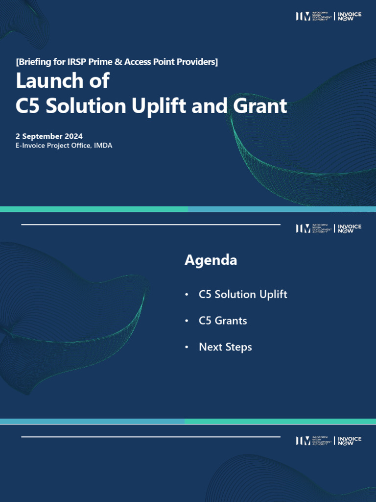 C5 Solution Uplift Briefing for Providers | PDF | Invoice | Application ...
