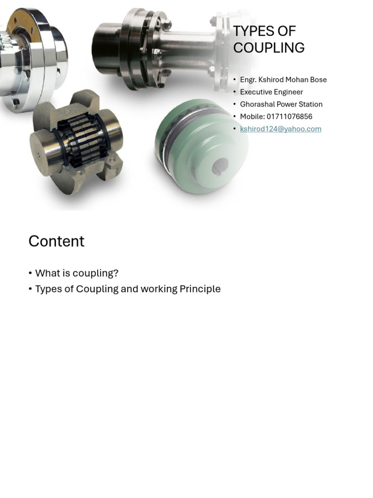 mechanical coupling